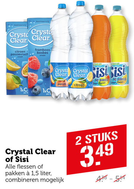 Sisi   frisdrank, fruitdrank folder aanbieding bij  Coop - details