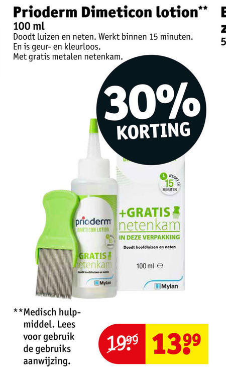 Prioderm   luizenbestrijding folder aanbieding bij  Kruidvat - details
