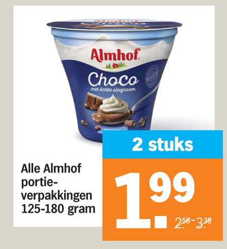 Almhof   toetje folder aanbieding bij  Albert&nbsp;Heijn - details