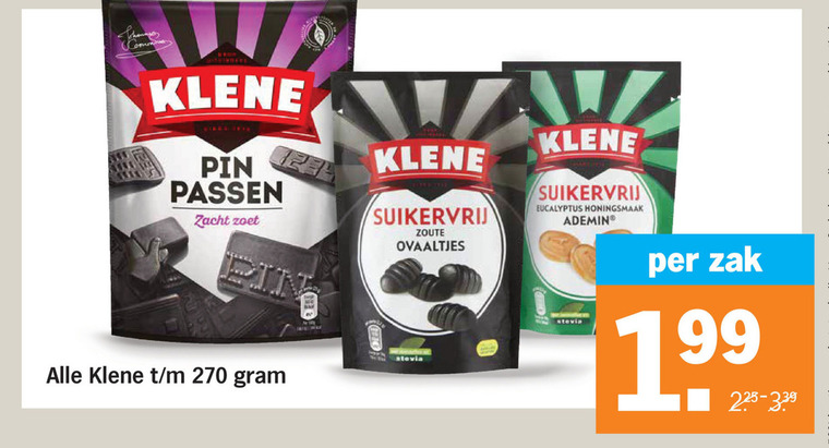 Klene   drop folder aanbieding bij  Albert&nbsp;Heijn - details