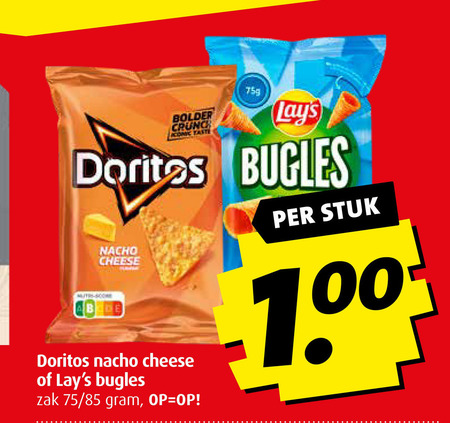 Lays   zoutje, chips folder aanbieding bij  Boni - details