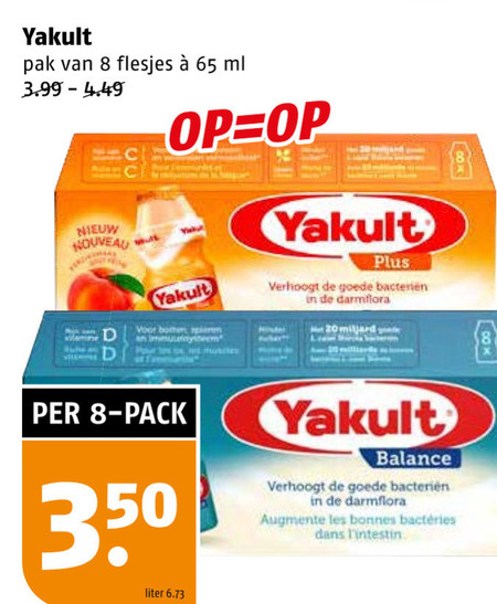Yakult   drinkyoghurt folder aanbieding bij  Poiesz - details