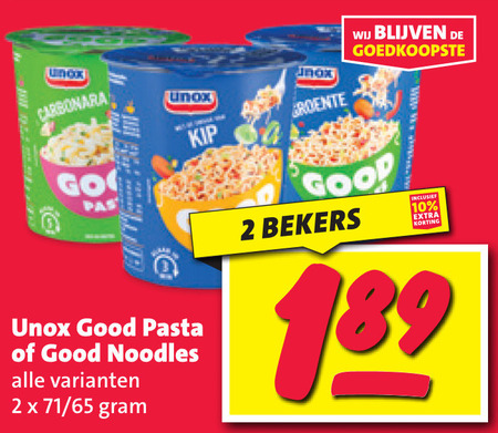 Unox   noodles folder aanbieding bij  Nettorama - details