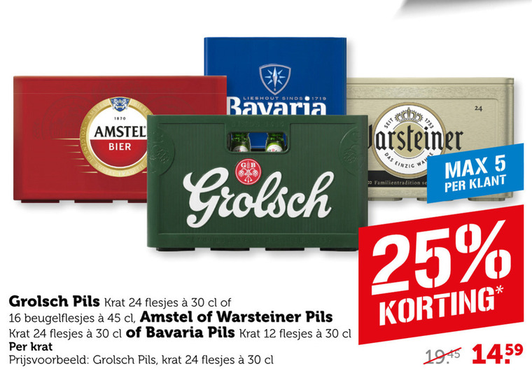 Bavaria   krat bier folder aanbieding bij  Coop - details