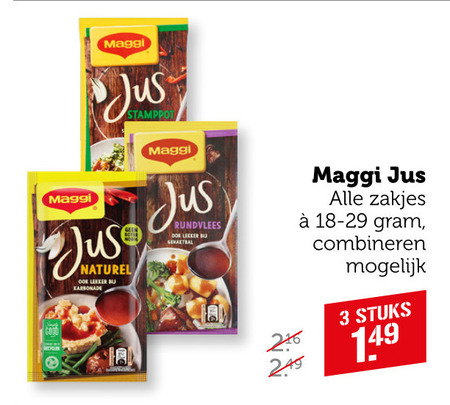 Maggi   jus folder aanbieding bij  Coop - details