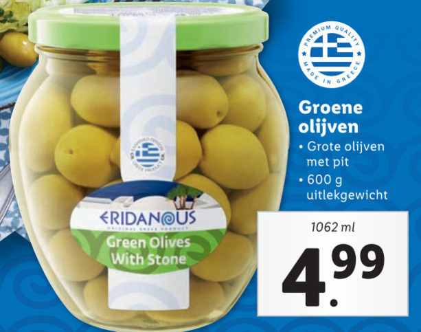 Eridanous   olijven folder aanbieding bij  Lidl - details