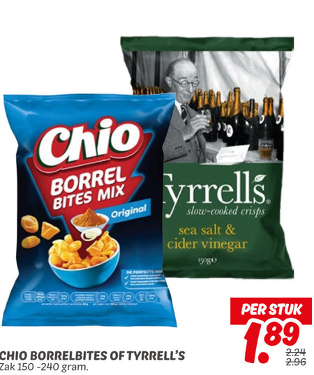 Tyrells   zoutje, borrelnootjes folder aanbieding bij  Dekamarkt - details
