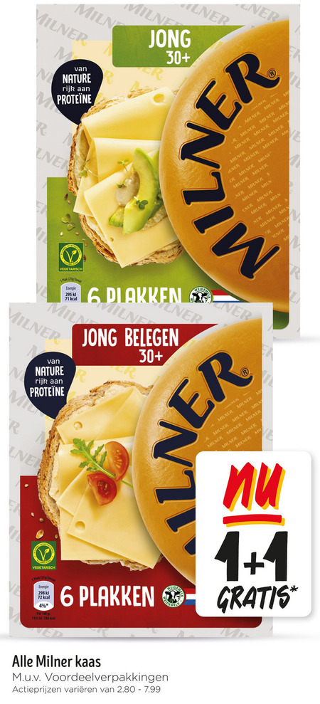 Milner   kaas folder aanbieding bij  Jumbo - details