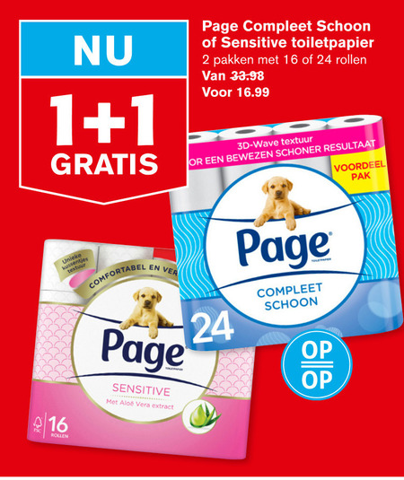 Page   toiletpapier folder aanbieding bij  Hoogvliet - details