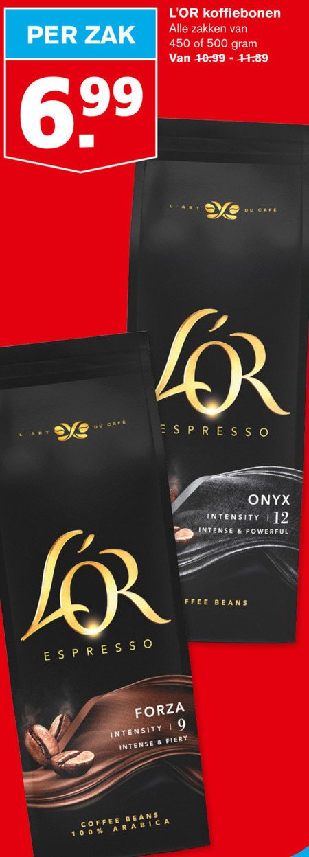 Douwe Egberts L Or   koffiebonen folder aanbieding bij  Hoogvliet - details