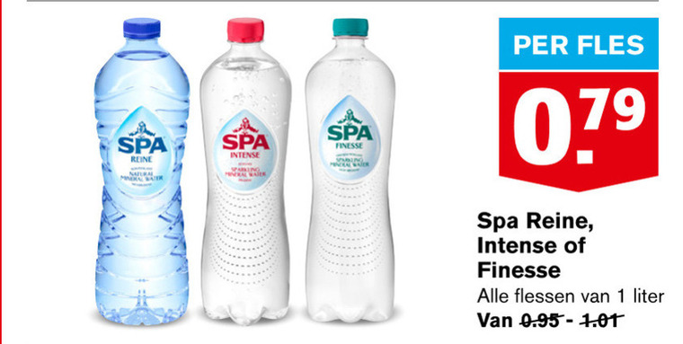 Spa en Fruit   mineraalwater, fruitdrank folder aanbieding bij  Hoogvliet - details