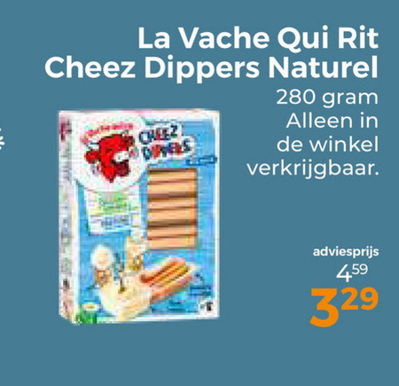 La Vache Qui Rit   kaassnacks folder aanbieding bij  Trekpleister - details