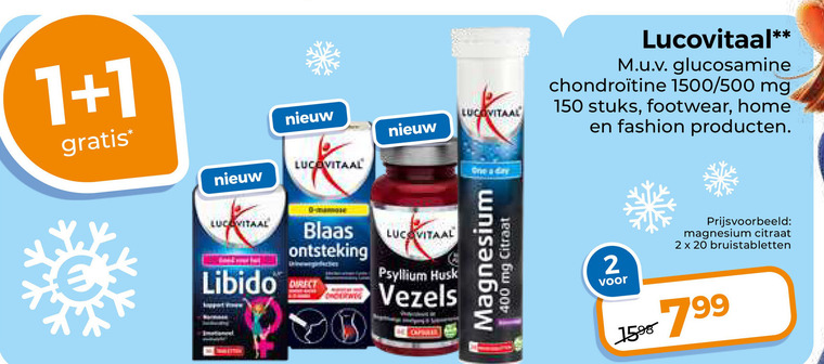 Lucovitaal   voedingssupplement folder aanbieding bij  Trekpleister - details