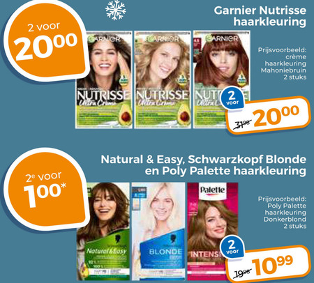 Schwarzkopf   haarkleuring folder aanbieding bij  Trekpleister - details