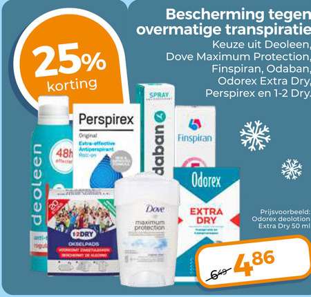 PerspireX   deodorant folder aanbieding bij  Trekpleister - details