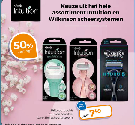 Wilkinson   dames handscheerapparaat, dames scheermesje folder aanbieding bij  Trekpleister - details