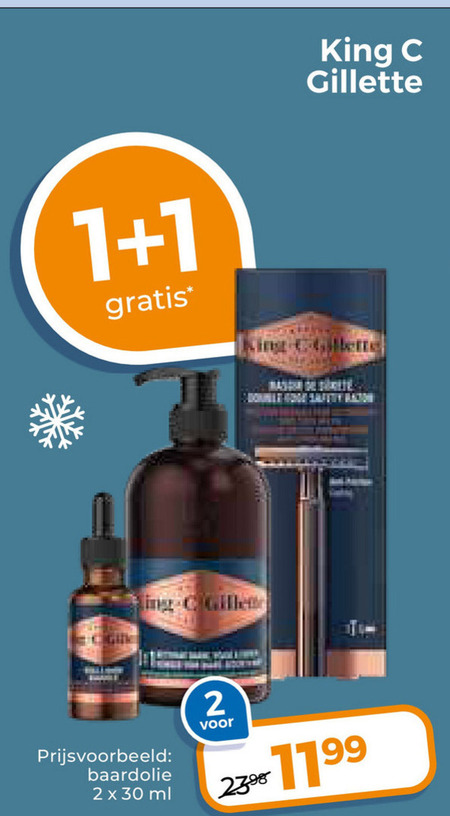 Gillette   scheergel, scheerschuim folder aanbieding bij  Trekpleister - details