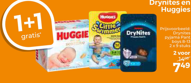 Huggies   luierbroekjes folder aanbieding bij  Trekpleister - details