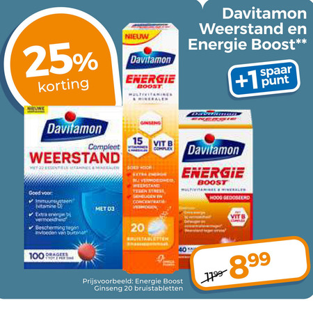 Davitamon   multivitaminen folder aanbieding bij  Trekpleister - details