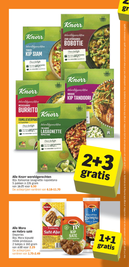 Knorr   maaltijdmix folder aanbieding bij  Albert&nbsp;Heijn - details
