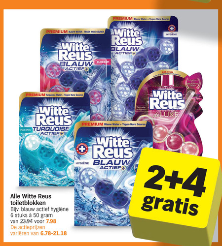 Witte Reus   toiletblok folder aanbieding bij  Albert Heijn - details