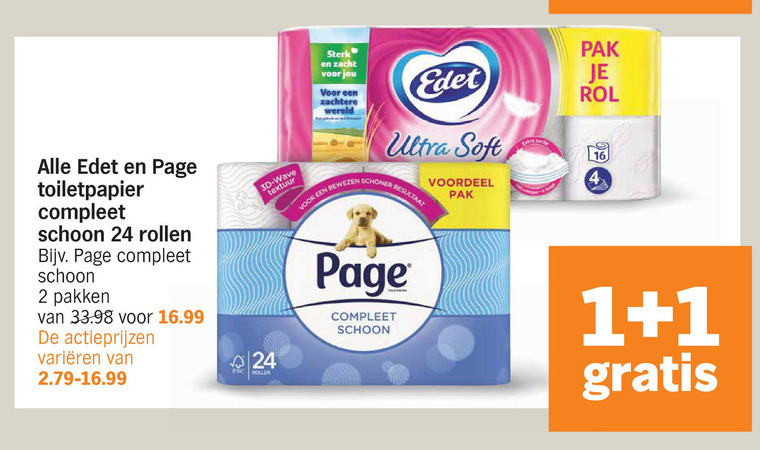 Page   toiletpapier folder aanbieding bij  Albert Heijn - details