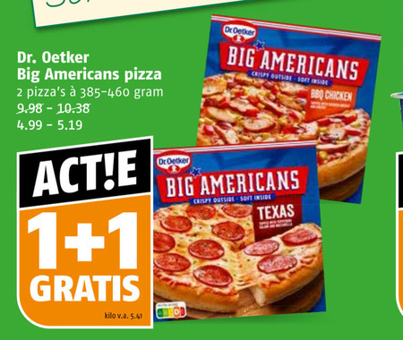 Dr Oetker   diepvriespizza folder aanbieding bij  Poiesz - details