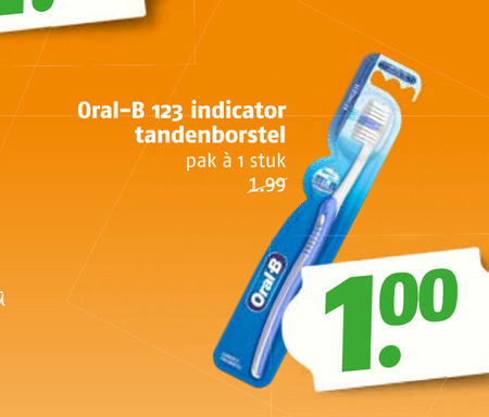 Oral-B   tandenborstel folder aanbieding bij  Poiesz - details