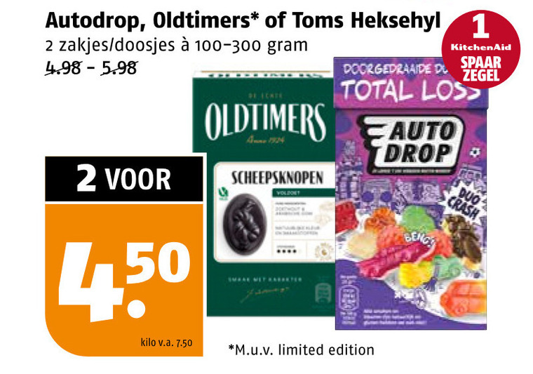 Autodrop   drop, snoep folder aanbieding bij  Poiesz - details