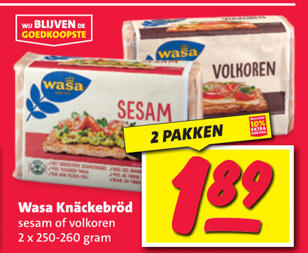 Wasa   knackebrod folder aanbieding bij  Nettorama - details