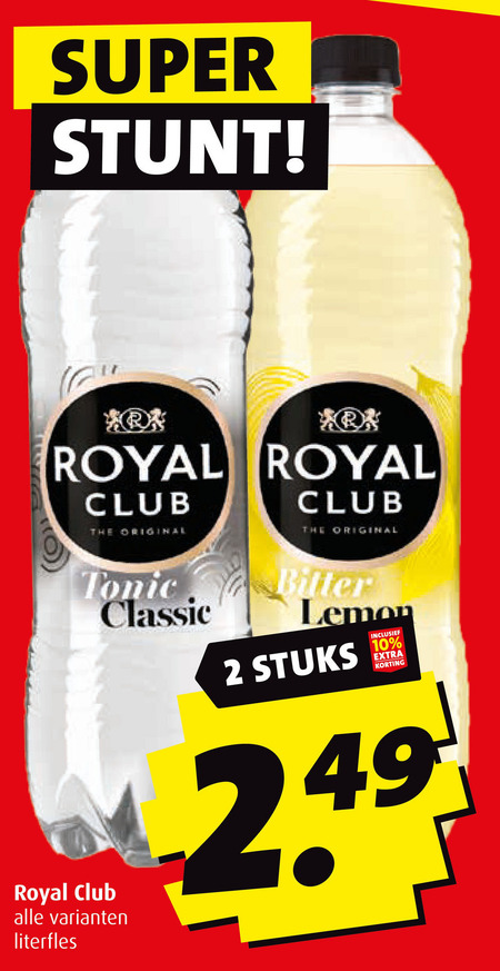 Royal Club   frisdrank folder aanbieding bij  Boni - details