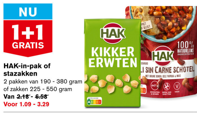 Hak   bonen folder aanbieding bij  Hoogvliet - details