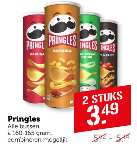 Pringles   chips folder aanbieding bij  Coop - details
