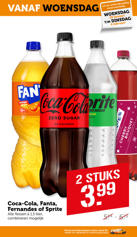 Sprite   cola, frisdrank folder aanbieding bij  Coop - details