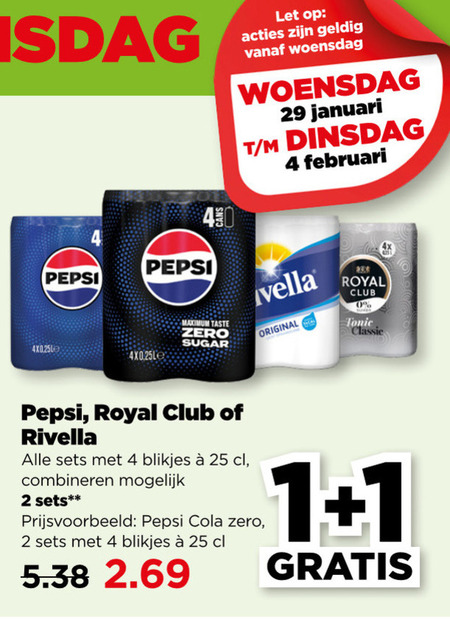 Rivella   cola, frisdrank folder aanbieding bij  Plus - details