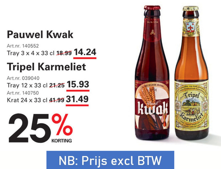 Pauwel Kwak   speciaalbier folder aanbieding bij  Sligro - details