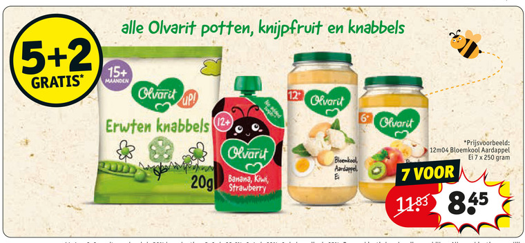 Olvarit   babyvoeding folder aanbieding bij  Kruidvat - details