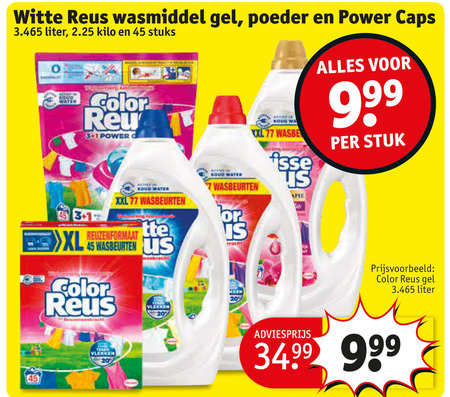 Color Reus   wasmiddel folder aanbieding bij  Kruidvat - details