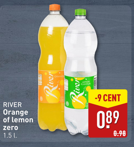 River   frisdrank folder aanbieding bij  Aldi - details