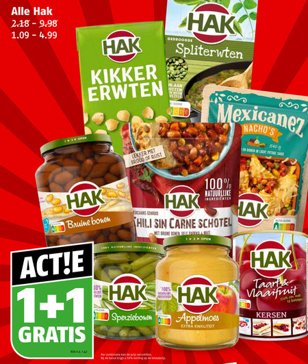 Hak   appelmoes, bonen folder aanbieding bij  Poiesz - details