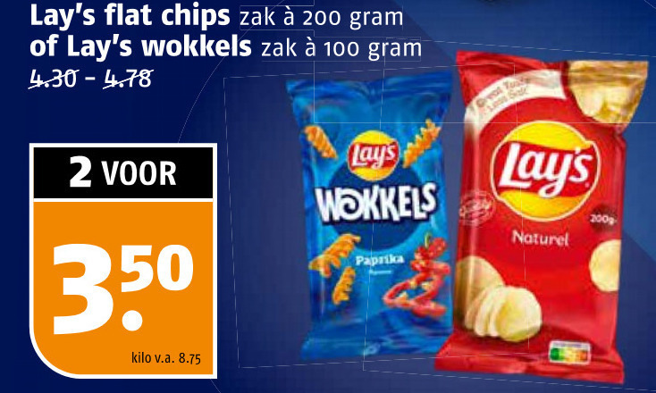 Lays   chips, zoutje folder aanbieding bij  Poiesz - details