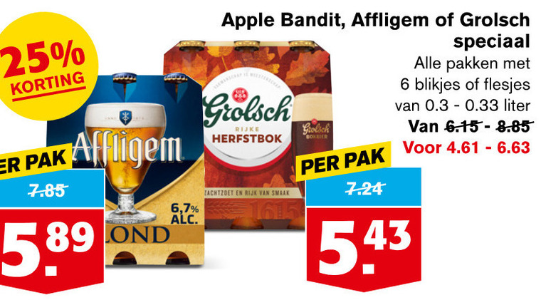 Apple bandit   speciaalbier folder aanbieding bij  Hoogvliet - details