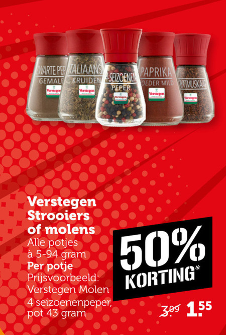 Verstegen   kruiden folder aanbieding bij  Coop - details