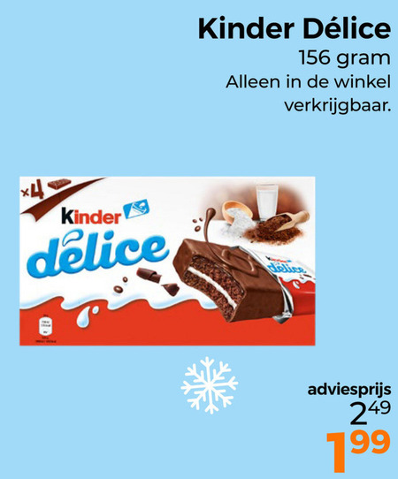 Kinder   chocolade folder aanbieding bij  Trekpleister - details