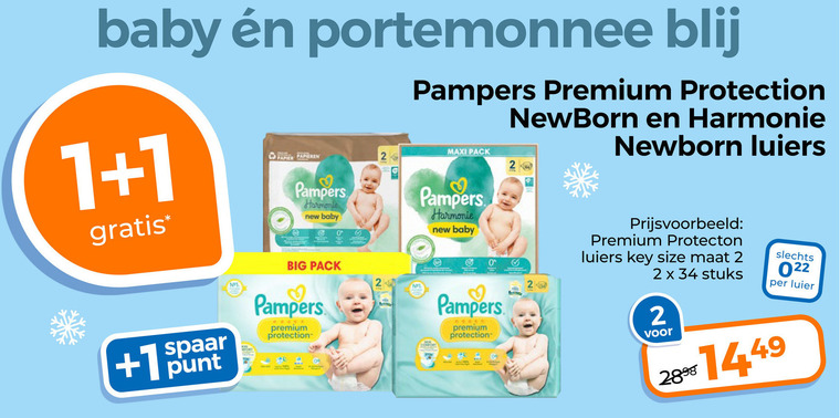 Pampers   luiers folder aanbieding bij  Trekpleister - details