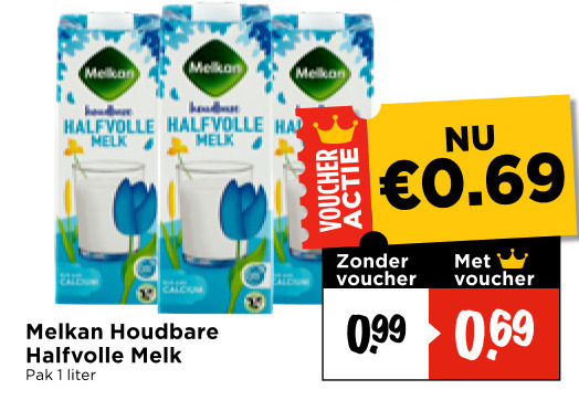 Melkan   melk folder aanbieding bij  Vomar - details