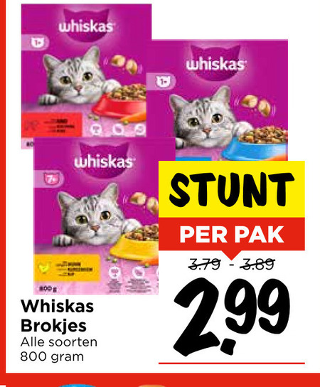 Whiskas   kattenvoer folder aanbieding bij  Vomar - details