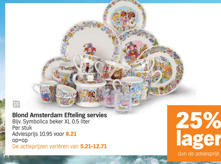 Blond Amsterdam   servies folder aanbieding bij  Albert Heijn - details