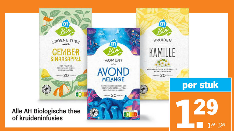 Albert Heijn Huismerk   thee folder aanbieding bij  Albert Heijn - details