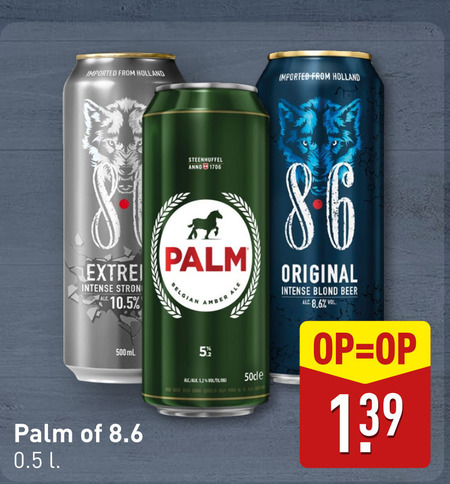 Bavaria 8.6   blikje bier, speciaalbier folder aanbieding bij  Aldi - details